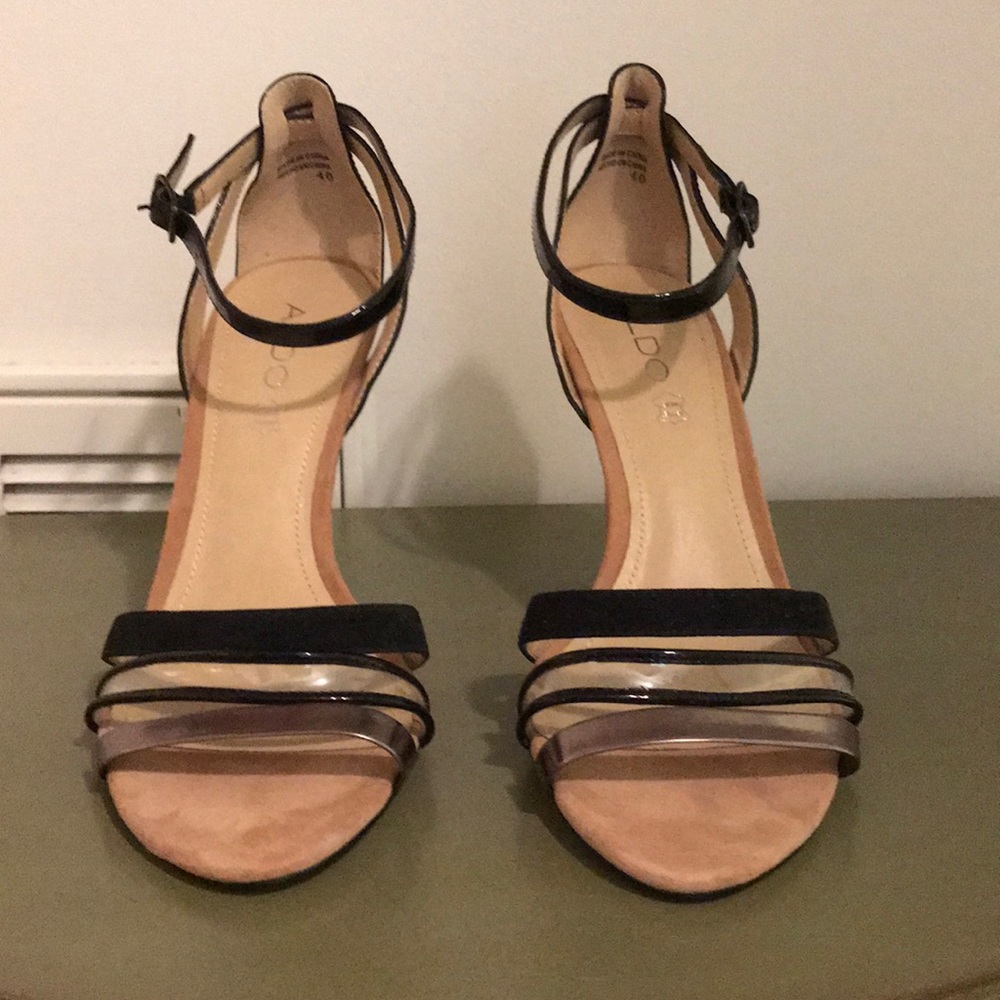 Aldo Strappy Heels.  Never Worn.